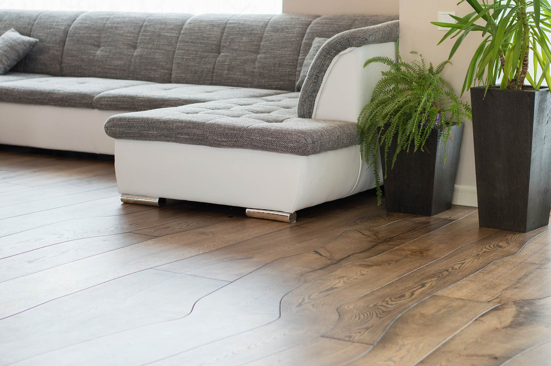 Unique Wood Flooring Fits Together Like Puzzle Pieces. Bolefloor, curved flooring, luxury expensive flooring